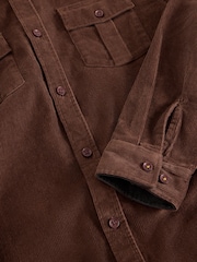 White Stuff Brown Griffin Cord Shirt - Image 6 of 6