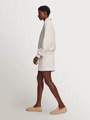 Varley Cream Doublesoft Davidson Sweat Top - Image 10 of 15