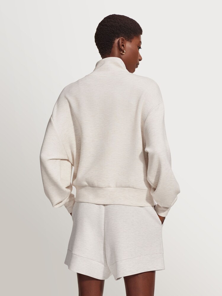 Varley Cream Doublesoft Davidson Sweat Top - Image 15 of 15 Varley Cream Doublesoft Davidson Sweat Top - Image 15 of 15