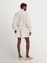 Varley Cream Doublesoft Davidson Sweat Top - Image 5 of 15