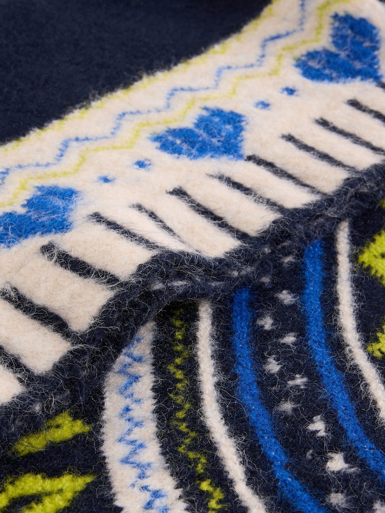 White Stuff Navy Harriet Fairisle Pattern Jumper - Image 7 of 7 White Stuff Navy Harriet Fairisle Pattern Jumper - Image 7 of 7