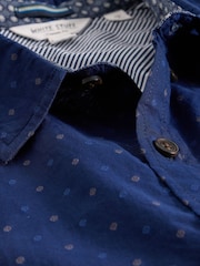 White Stuff Blue Multi Spot Shirt - Image 2 of 2