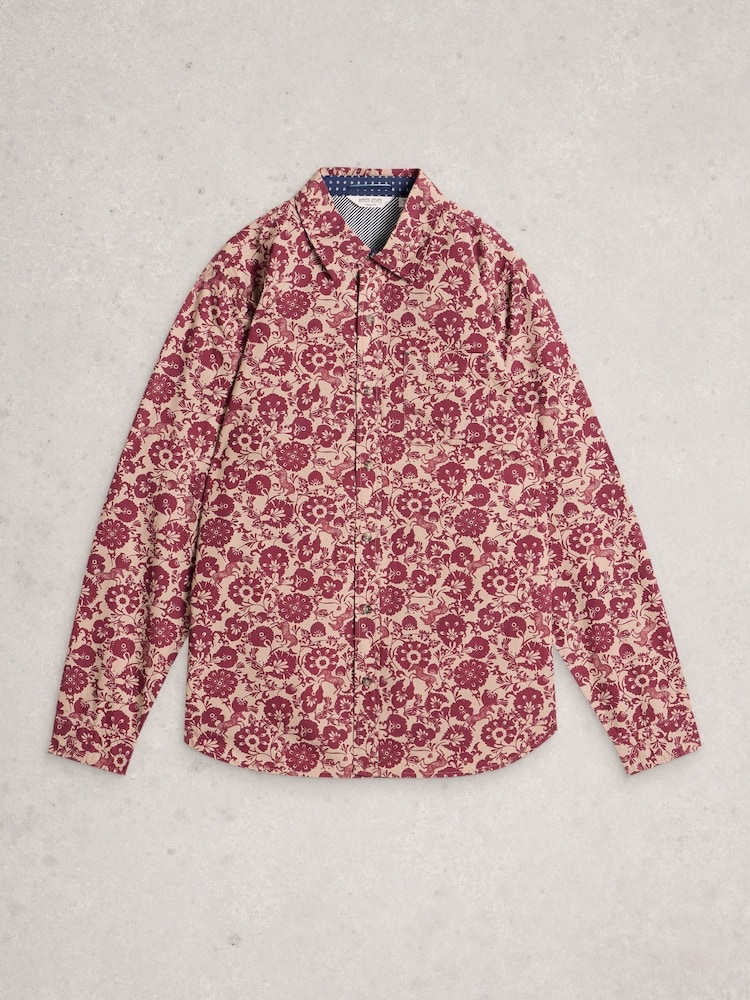 White Stuff Finsbury Folk Print Shirt - صورة 1 من 2
