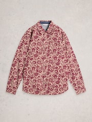 Röd - White Stuff Finsbury skjorta med folktryck - Bild 5 av 6