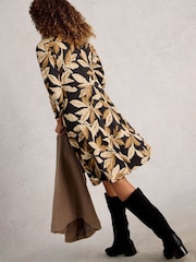 White Stuff Black Ria Jersey Shirt Dress - Image 2 of 6