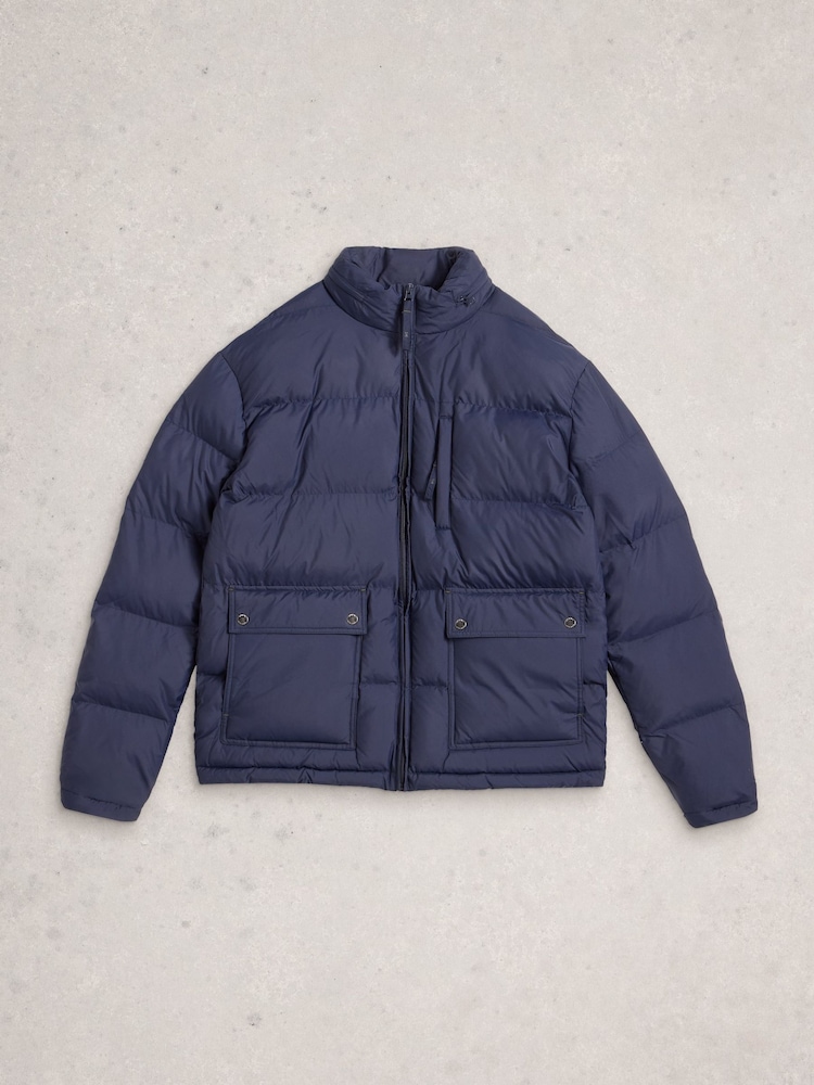 White Stuff Blue Padded Jacket - Image 1 of 2 White Stuff Blue Padded Jacket - Image 1 of 2