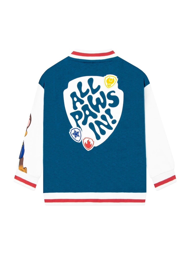 Buy Character Blue PAW Patrol Chase Marshall And Rubble Bomber Jacket from  the Next UK online shop