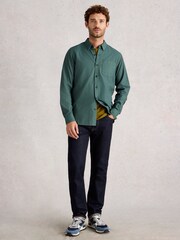 White Stuff Green Bruton Stripe Shirt - Image 1 of 6