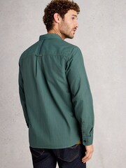 White Stuff Green Bruton Stripe Shirt - Image 2 of 6