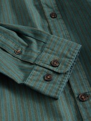 White Stuff Green Bruton Stripe Shirt - Image 6 of 6