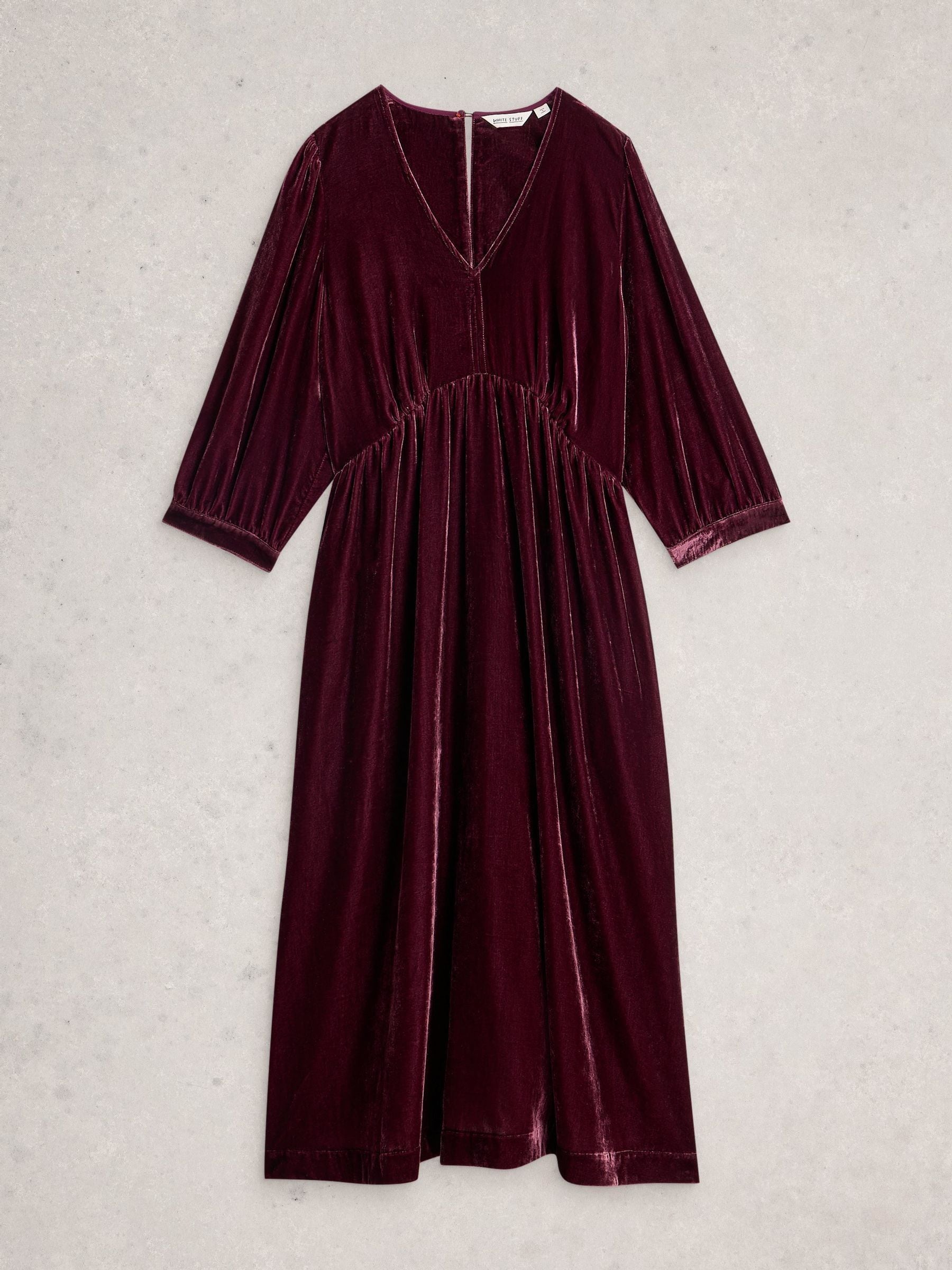 Buy White Stuff Purple Lucy Velvet Dress from Next USA