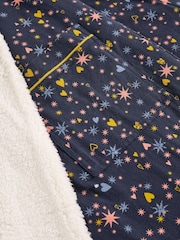 White Stuff Blue Ava Lined Dressing Gown - Image 6 of 6