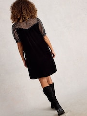 White Stuff Lea Velvet Dress - Imagen 2 de 6