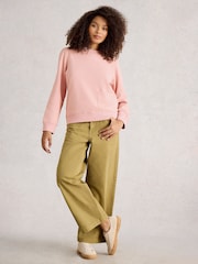 White Stuff Pink Nep Sweatshirt - Image 1 of 6