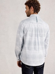 White Stuff Blue Finsbury Geo Print Shirt - Image 2 of 6