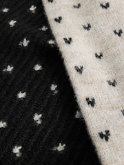 White Stuff Fairisle Heart Scarf - Imagen 3 de 3