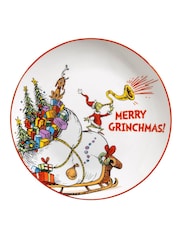 The Grinch 12 Piece White Merry Grinchmas Dinner Set - Image 3 of 5