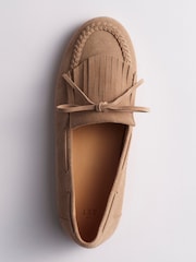 The Set Premium Comfort Suede Loafer Boat Shoes Sand - Image 1 of 4