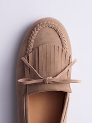 The Set Premium Comfort Suede Loafer Boat Shoes Sand - Image 2 of 4