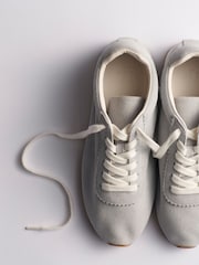 ブルー - The Set プレミアム コンフォート ソフト スエード スニーカー - 画像 2 / 6