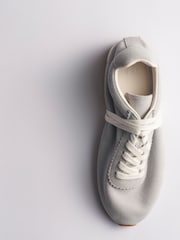 ブルー - The Set プレミアム コンフォート ソフト スエード スニーカー - 画像 4 / 6