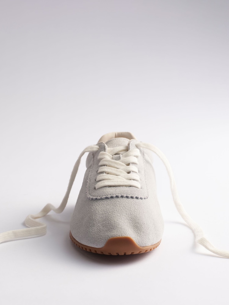 ブルー - The Set プレミアム コンフォート ソフト スエード スニーカー - 画像 6 / 6