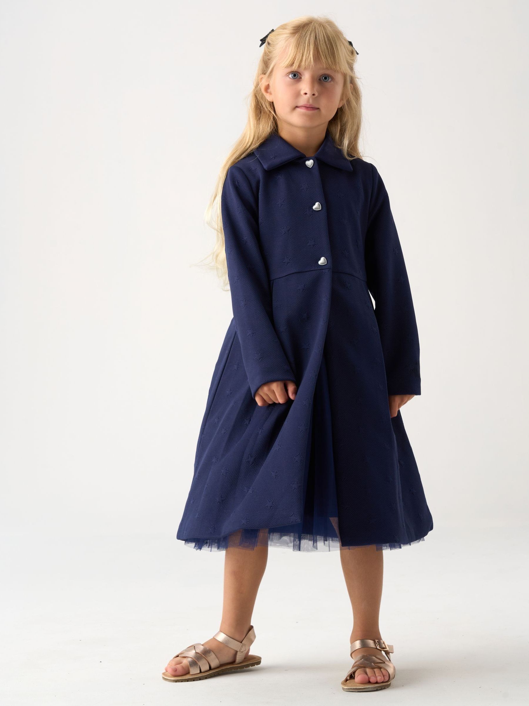 Buy Miss Jacquard Star Jacket and Sequin Dress Set from Next USA