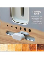 Swan Oatmeal Nordic 4 Slice Toaster - Image 5 of 8