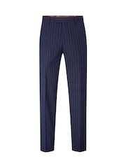 Skopes Blue Declan Suit Tapered Slim Fit Pinstripe Trousers - Image 3 of 4
