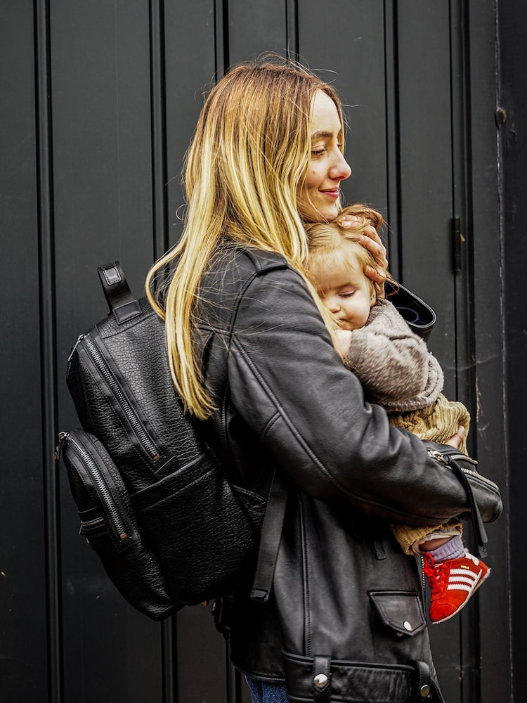 Tiba + Marl Black Elwood 2.0 Changing Backpack - Image 9 of 9 Tiba + Marl Black Elwood 2.0 Changing Backpack - Image 9 of 9