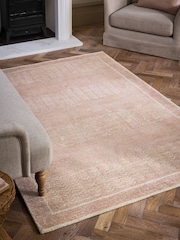 Pink Modern Country Rug - Image 1 of 5