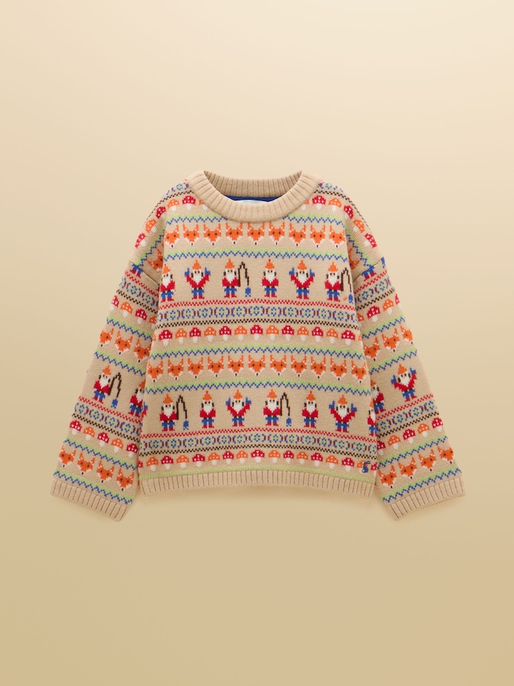 Joules Αγόρια, πλεκτό πουλόβερ Radlie Fair Isle - Εικόνα 1 από 4