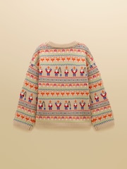 Joules Αγόρια, πλεκτό πουλόβερ Radlie Fair Isle - Εικόνα 2 από 4