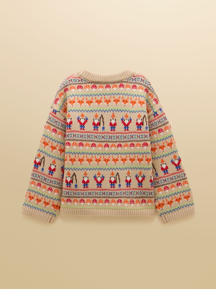 Joules Αγόρια, πλεκτό πουλόβερ Radlie Fair Isle - Εικόνα 2 από 4
