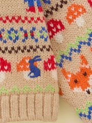 Joules Αγόρια, πλεκτό πουλόβερ Radlie Fair Isle - Εικόνα 3 από 4