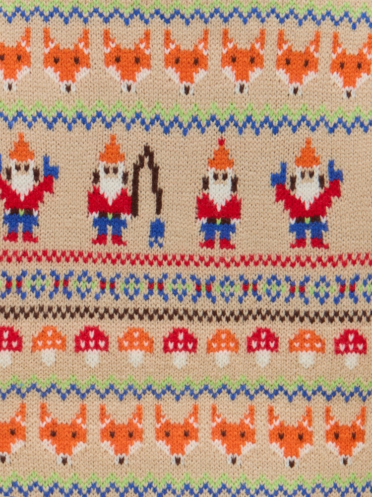Joules Αγόρια, πλεκτό πουλόβερ Radlie Fair Isle - Εικόνα 4 από 4