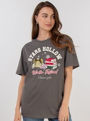 Brands In Grey Gilmore Girls Winter Festival Christmas T-Shirt - Image 2 of 5