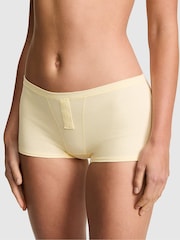 Victoria's Secret PINK Palest Yellow Boyshort Cotton Knickers - Image 1 of 2