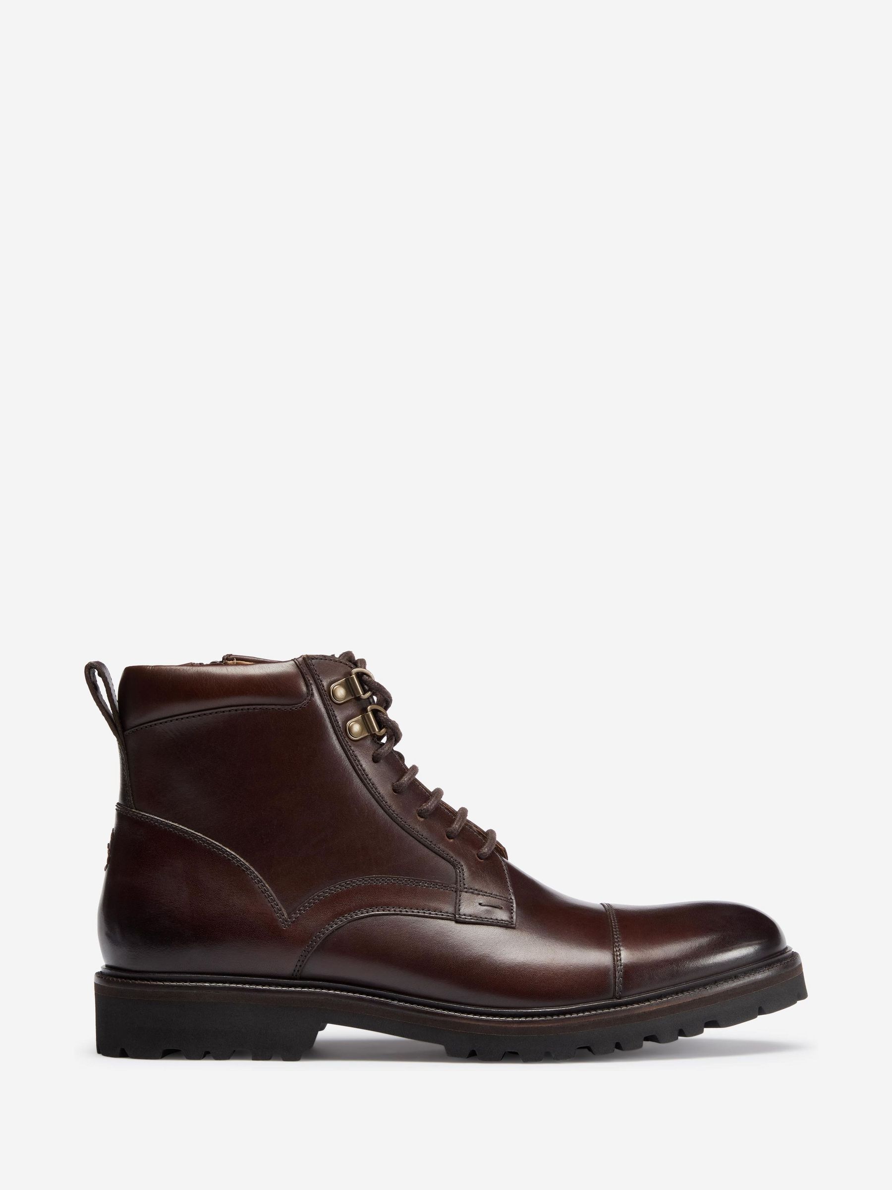 Oliver Sweeney Men's Brown Runcorn Antiqued Boots - Olivr42507 / 328 555 Size 11 Leather - Image 2