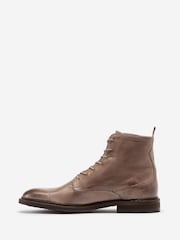 Oliver Sweeney Dip Dyed Calf Leather Derby Brown Boots - Image 2 of 4