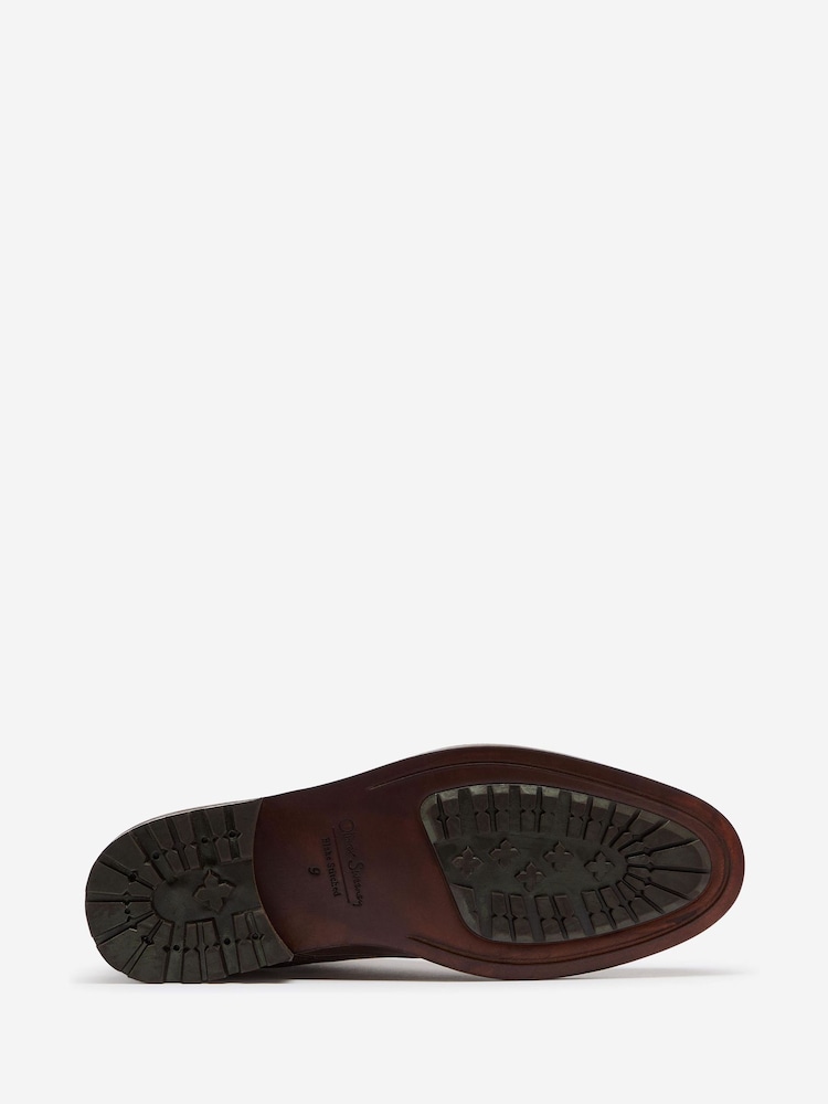 Oliver Sweeney Dip Dyed Calf Leather Derby Brown Boots - Image 4 of 4 Oliver Sweeney Dip Dyed Calf Leather Derby Brown Boots - Image 4 of 4
