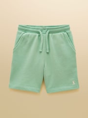 Joules Kids' Green Quater Zip Sweatshirt and Shorts Set - Image 4 of 9