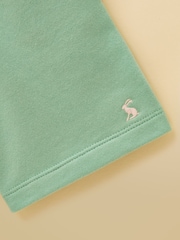Joules Kids' Green Quater Zip Sweatshirt and Shorts Set - Image 8 of 9
