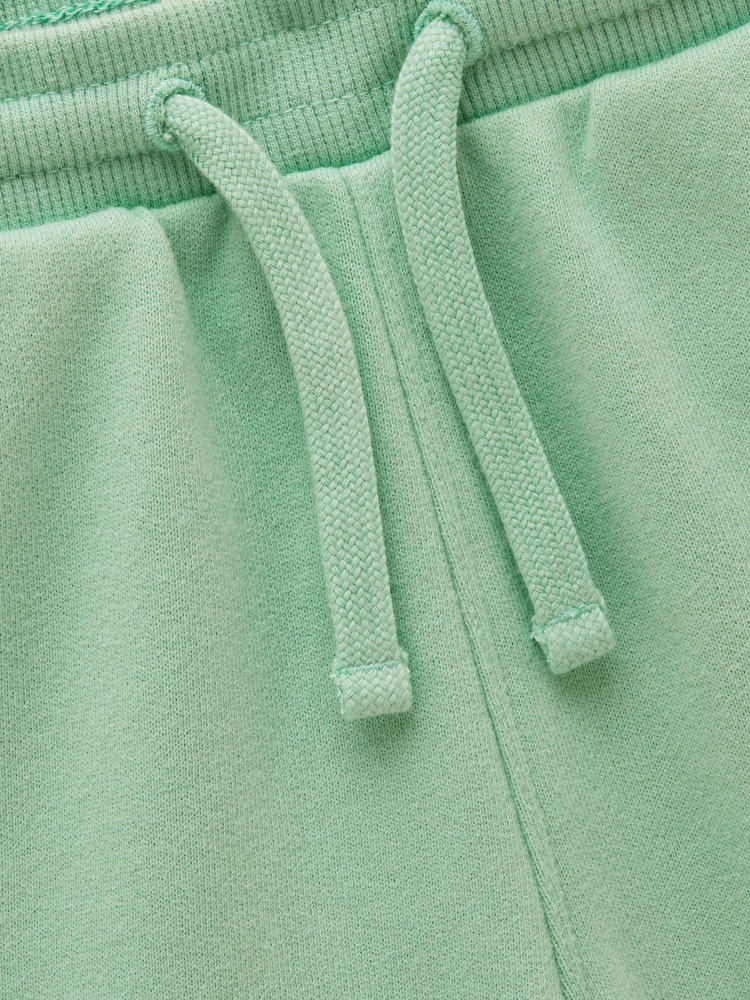 Joules Kids' Green Quater Zip Sweatshirt and Shorts Set - Image 9 of 9