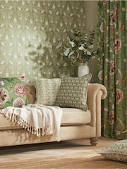 Esselle Blue Botanic Vines Spring Cushion - Image 3 of 5