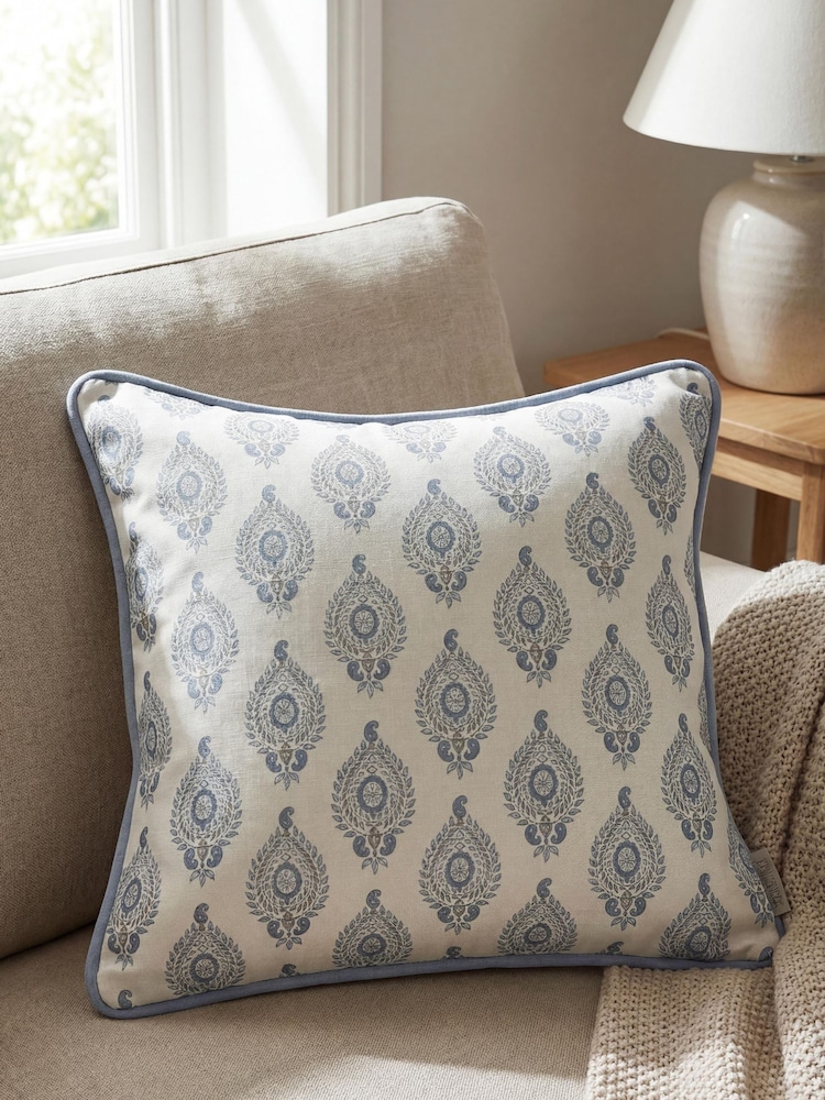 Esselle Home Cream Naya Motif Cushion - Image 2 of 4