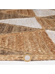 Esselle Blue Prestbury Geo Handbraided Rug - Image 3 of 5
