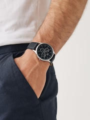 Black Classic Strap Watch - Image 2 of 2