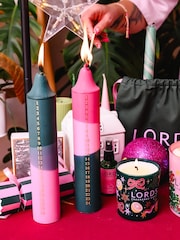 Lords Fragrance House Pink Stripe Scented Advent Candle - Image 3 of 5