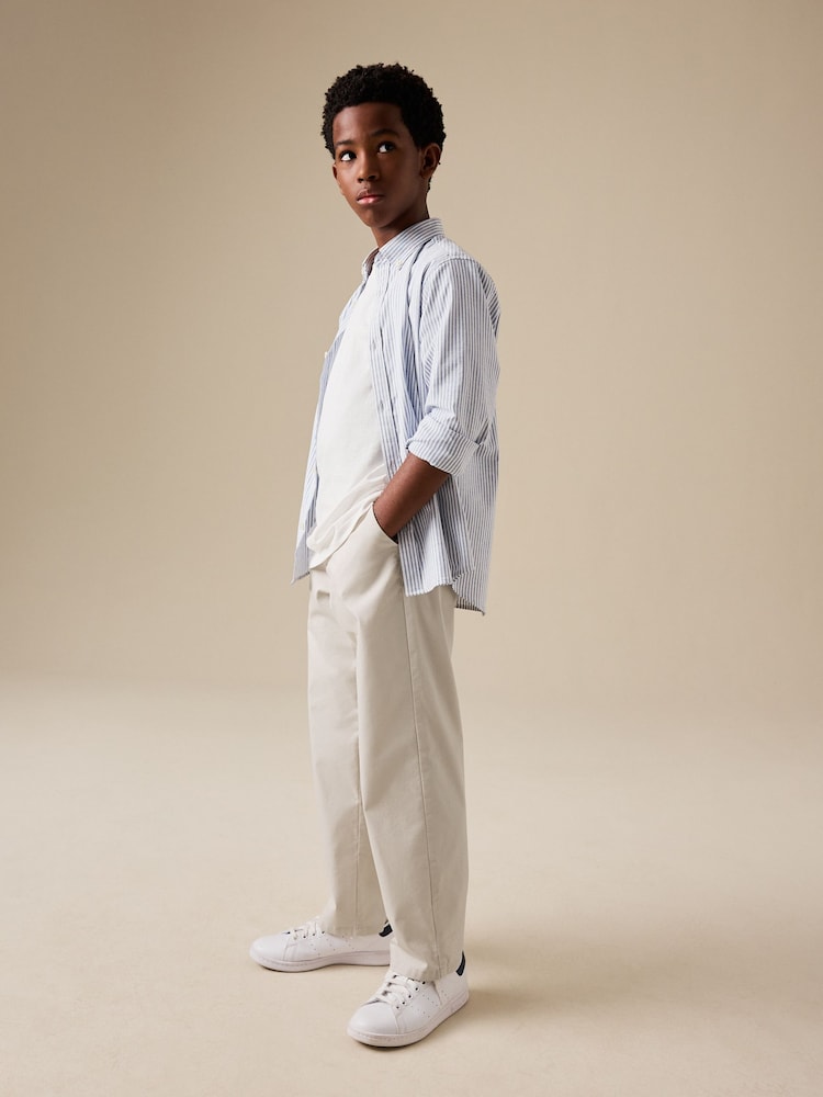 Ecru Lightweight Chinos (3-16yrs) - Image 2 of 8